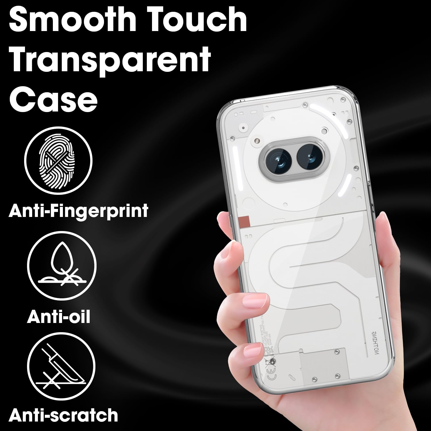 Sounce Nothing Phone 2a Back Cover Case Camera Protection Bump Hard Case Back Cover Compatible with Nothing Phone 2a Plus 5G (TPU + Poly Carbonate, Crystal Clear) - Transparent 12 71a0lckXQ7L. SL1500
