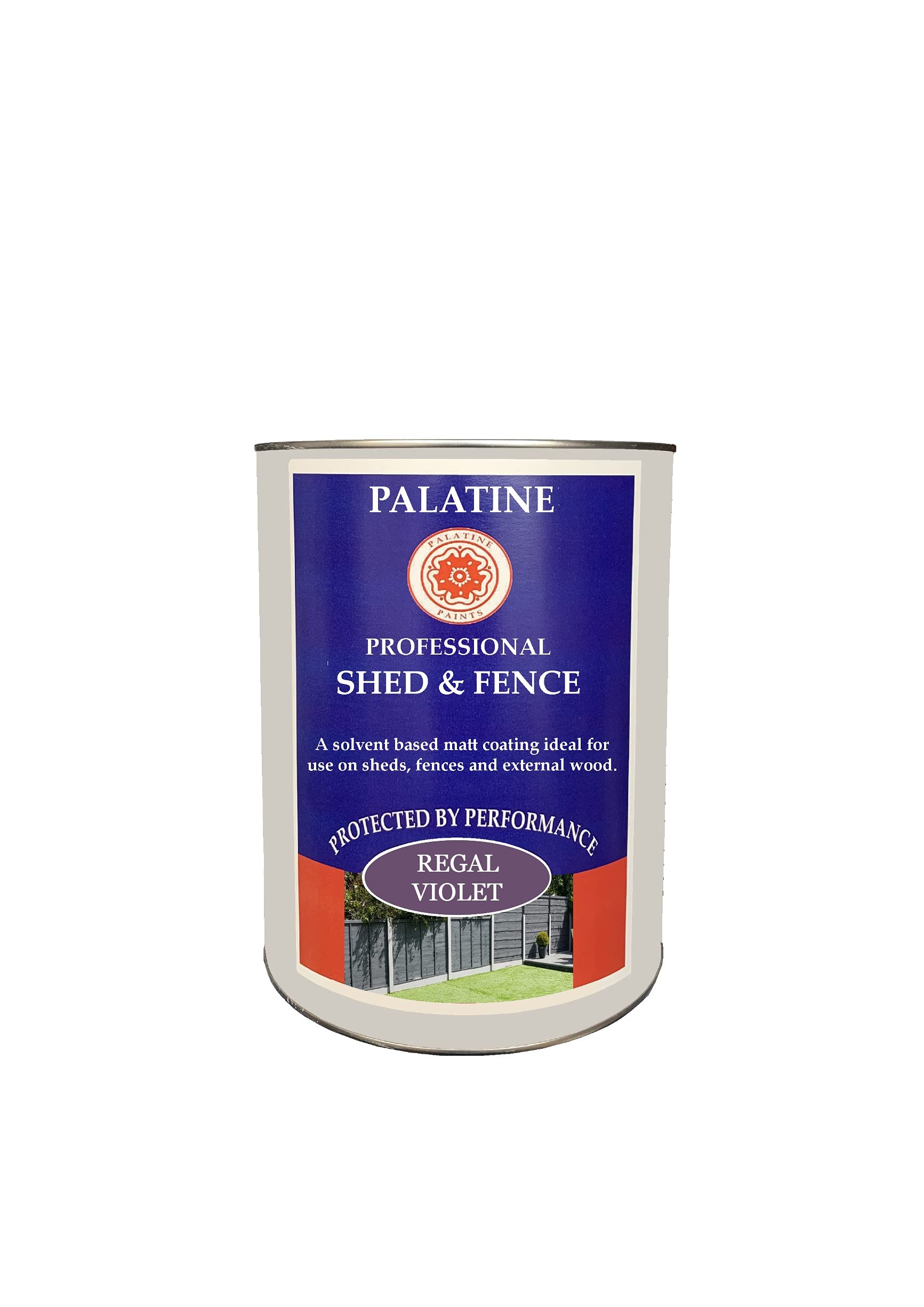 Palatine Professional Shed & Fence 2.5lt | Oil Based Paint for use on Sheds & Fences (Regal Violet)