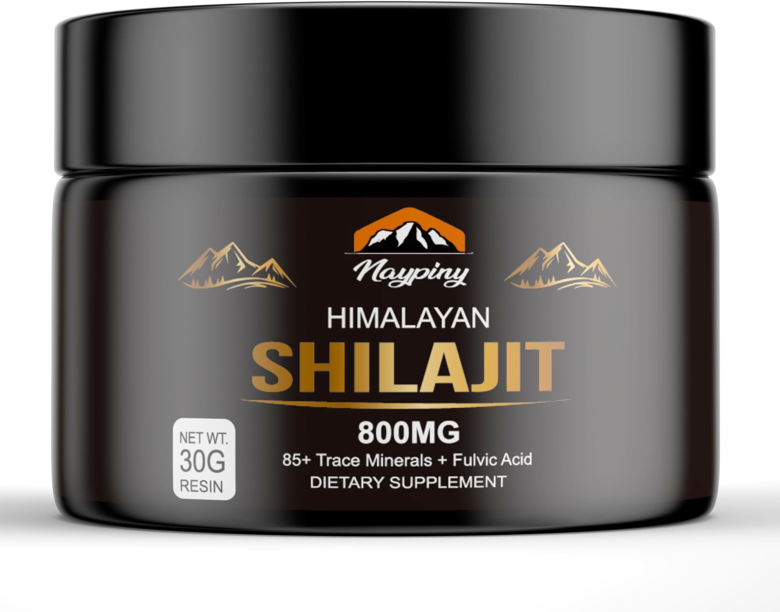 Résine Shilajit OEM Avec Cuillère Oligo-éléments Dérivés De Plantes Et Acide Ful - Foto 8