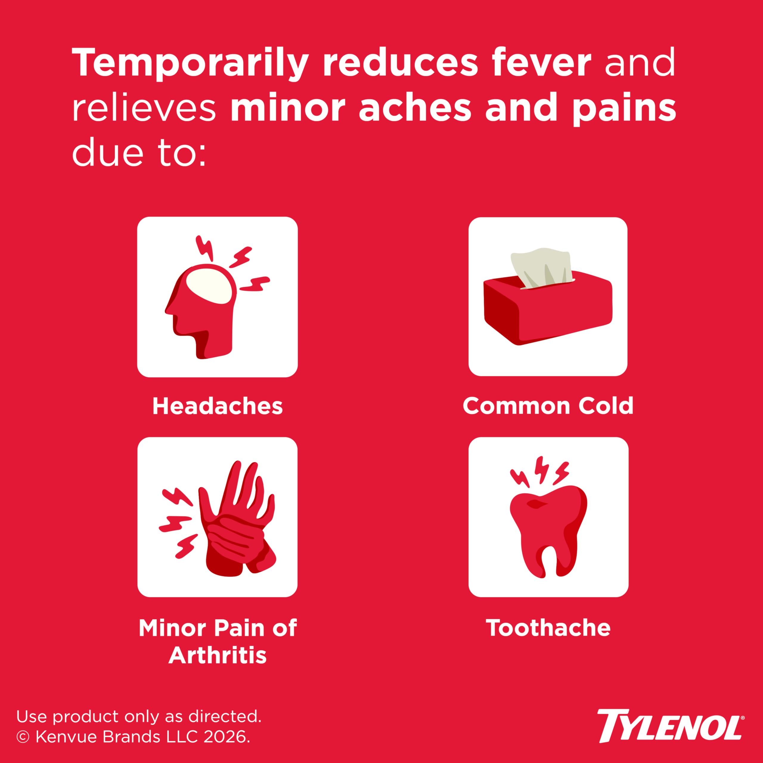 Tylenol Extra Strength Easy to Swallow Acetaminophen Caplets, 200 ct — Amazon image 2