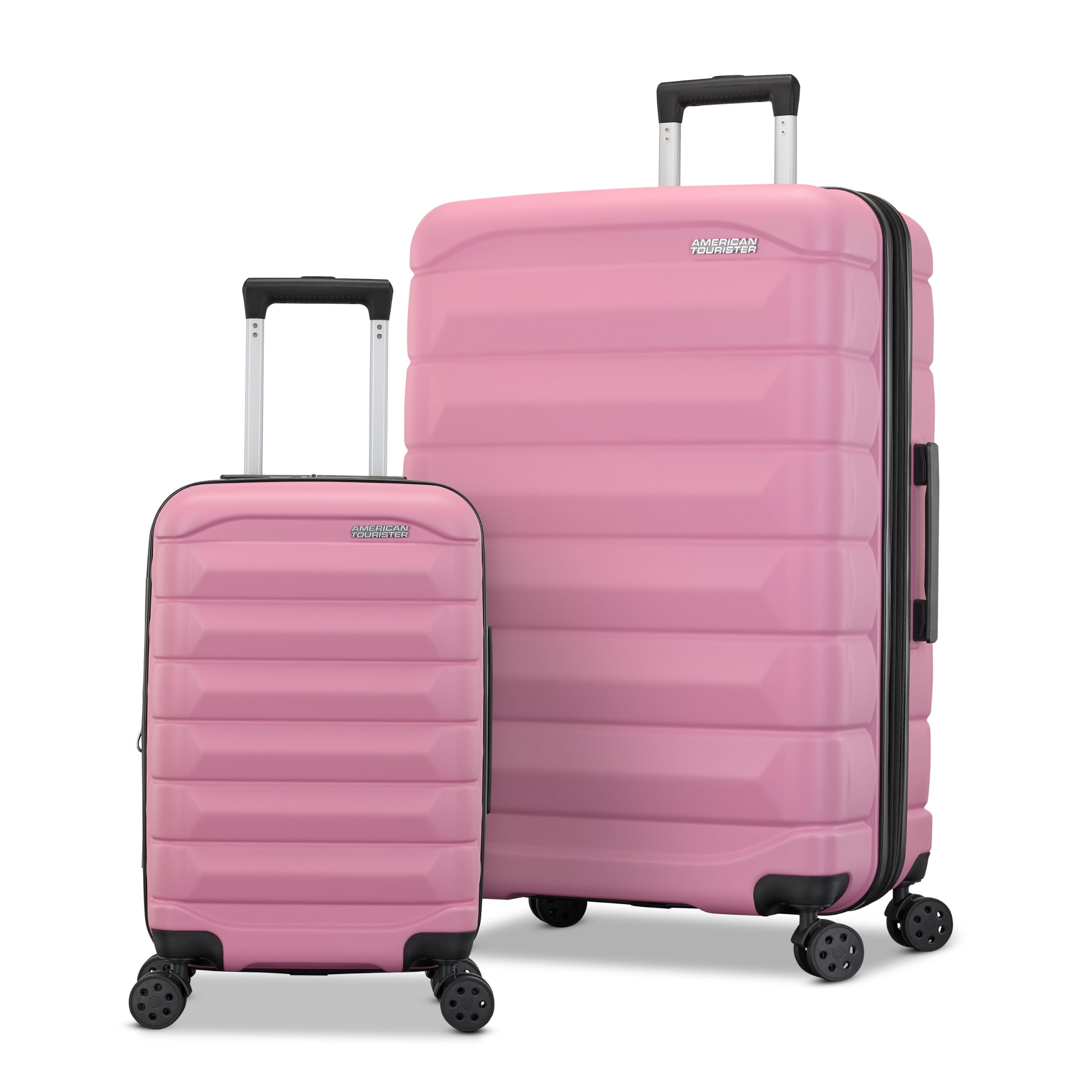 Kontour 2-Piece Luggage Set - Carry-on & Large - Matte Rose Pink