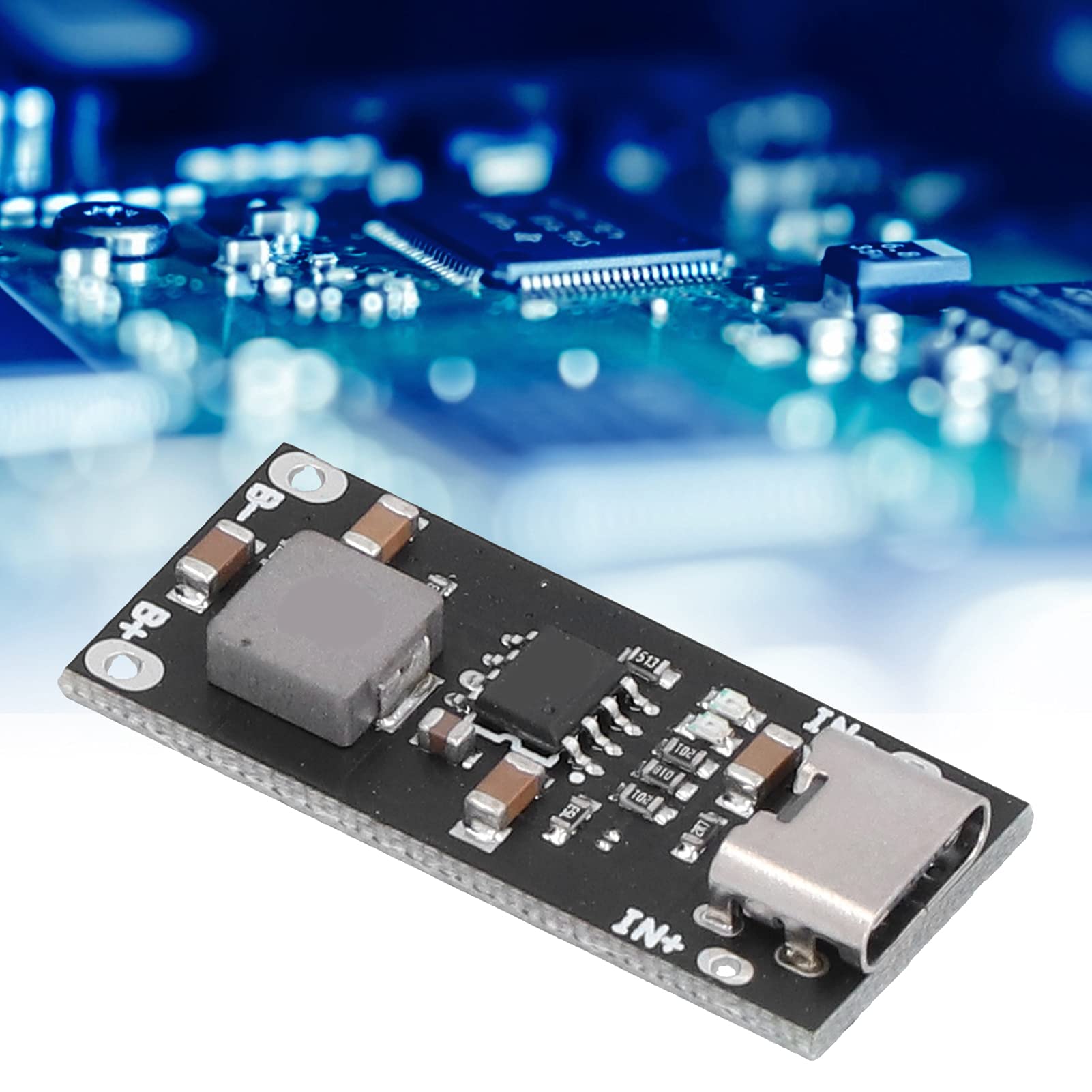 Charging Module, Battery Charging Board IP2312 Type C Input 5V to 4.2V 3A Polymer Ternary Lithium Battery Fast Charging Board