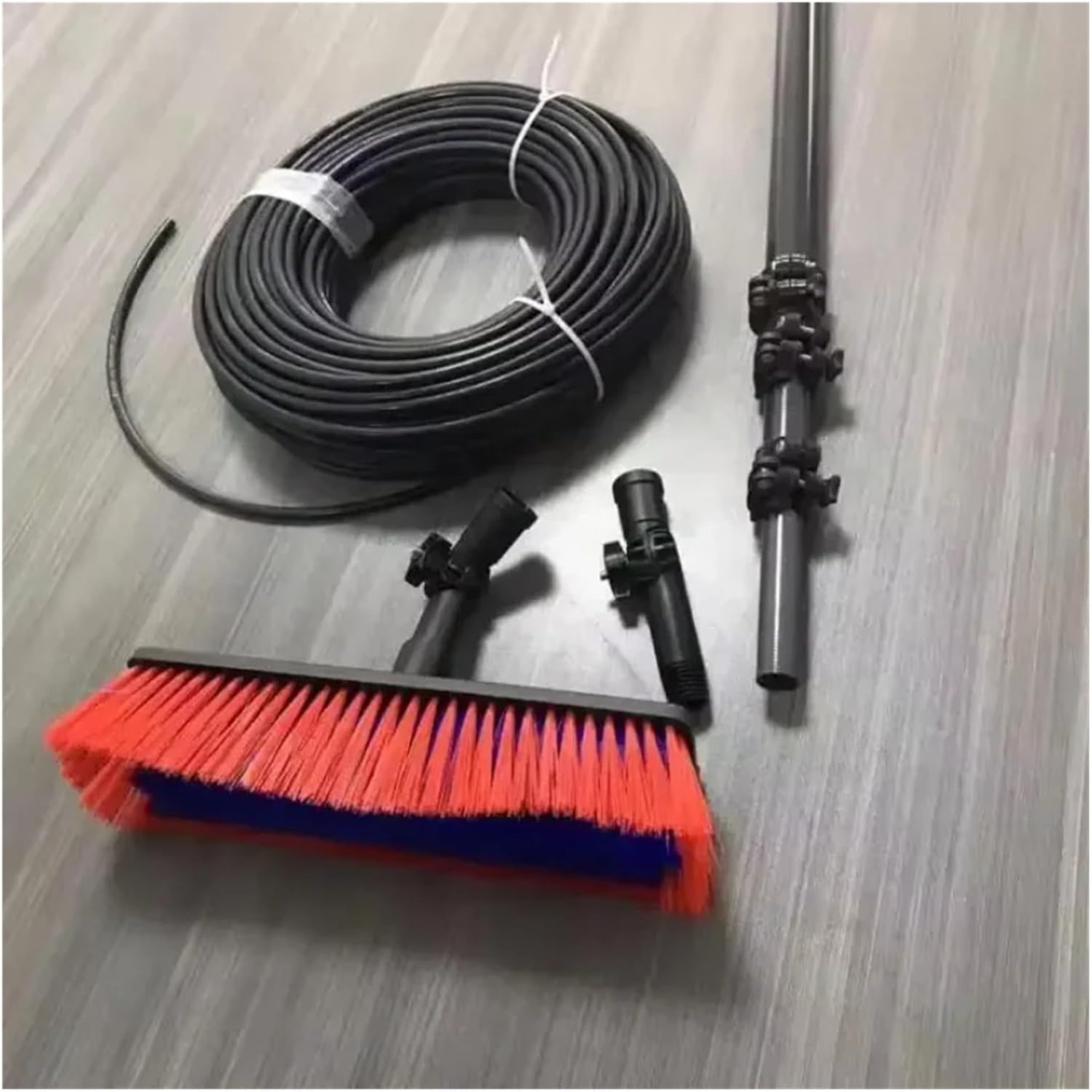 60ft Carbon Fiber Telescopic Pole/Carbon Fiber Window Cleaning Pole Deep Clean For Solar Panels