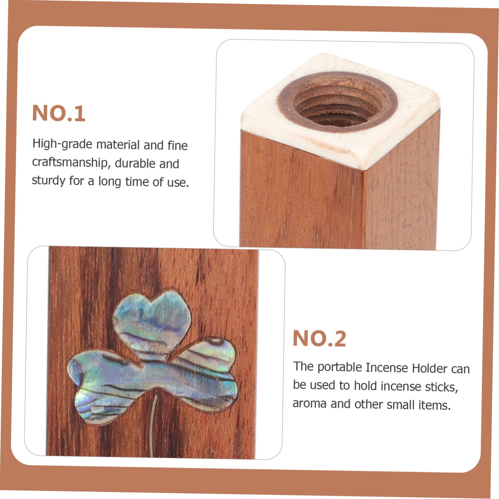 Alipis 4stücke Wood Art Räucherstäbchen Praktische Aufbewahrung Für Räucherstäbchen Für Meditation Und Yoga Kompakte Und Tragbare Design Langlebiges