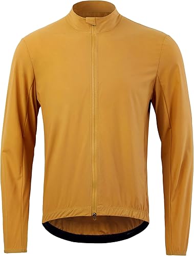 Chaqueta de ciclismo para hombre, ultraligera, 4 bolsillos, resistente al viento, impermeable, rompevientos, doble cremallera abierta