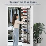 Whitmor 36 Paire rack-Gunmetal Gray Shoe Organisateur de chaussures