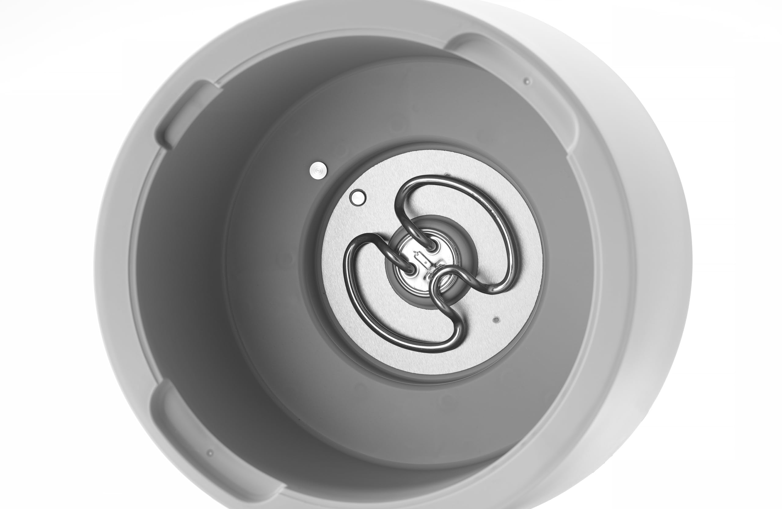 HENDI Bollitore per zuppa elettrico UNIQ per buffet, 8L, 35-85°C, 220-240V, 500W, ⌀365x(H)325mm, alluminio, acciaio inox, PP, vetro temperato, bianco