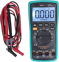 Multímetro De Bancada Portátil, Testador De Voltímetro Elétrico Com Display Digital, Ferramenta De Amperímetro Para Medição, Testador De Circuito De Multímetro LCD Para Testes Elétricos De Tensão