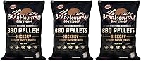 Vista 13 de Bear Mountain - Paquete de 2 pellets de madera para ahumador, parrilla y barbacoa, 20 libras, mezcla gourmet, pellets de madera dura de primera