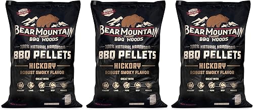 Miniatura 13 de Bear Mountain BBQ FK13 Premium - Gránulos ahumadores de madera dura suave y afrutada para asar al aire libre, 20 libras (paquete de 4)