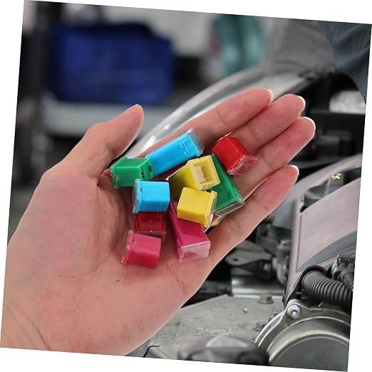 Kit de fusibles automotrices Luxshiny, 20 piezas, tipo mini, para autos y embarcaciones, con amperajes de 20 A a 60 A miniatura 4
