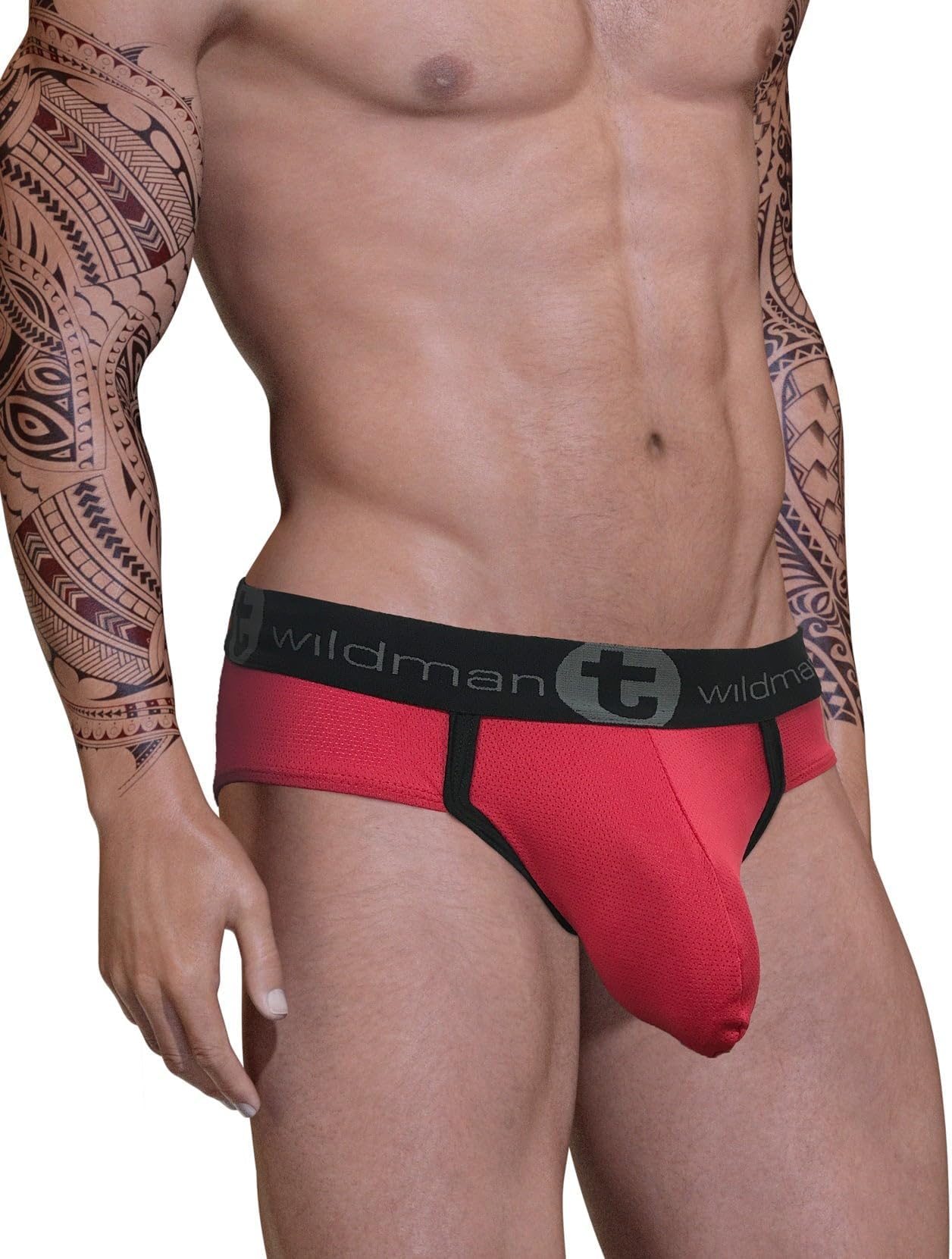Wildmant Red Big Boy Pouch Brief