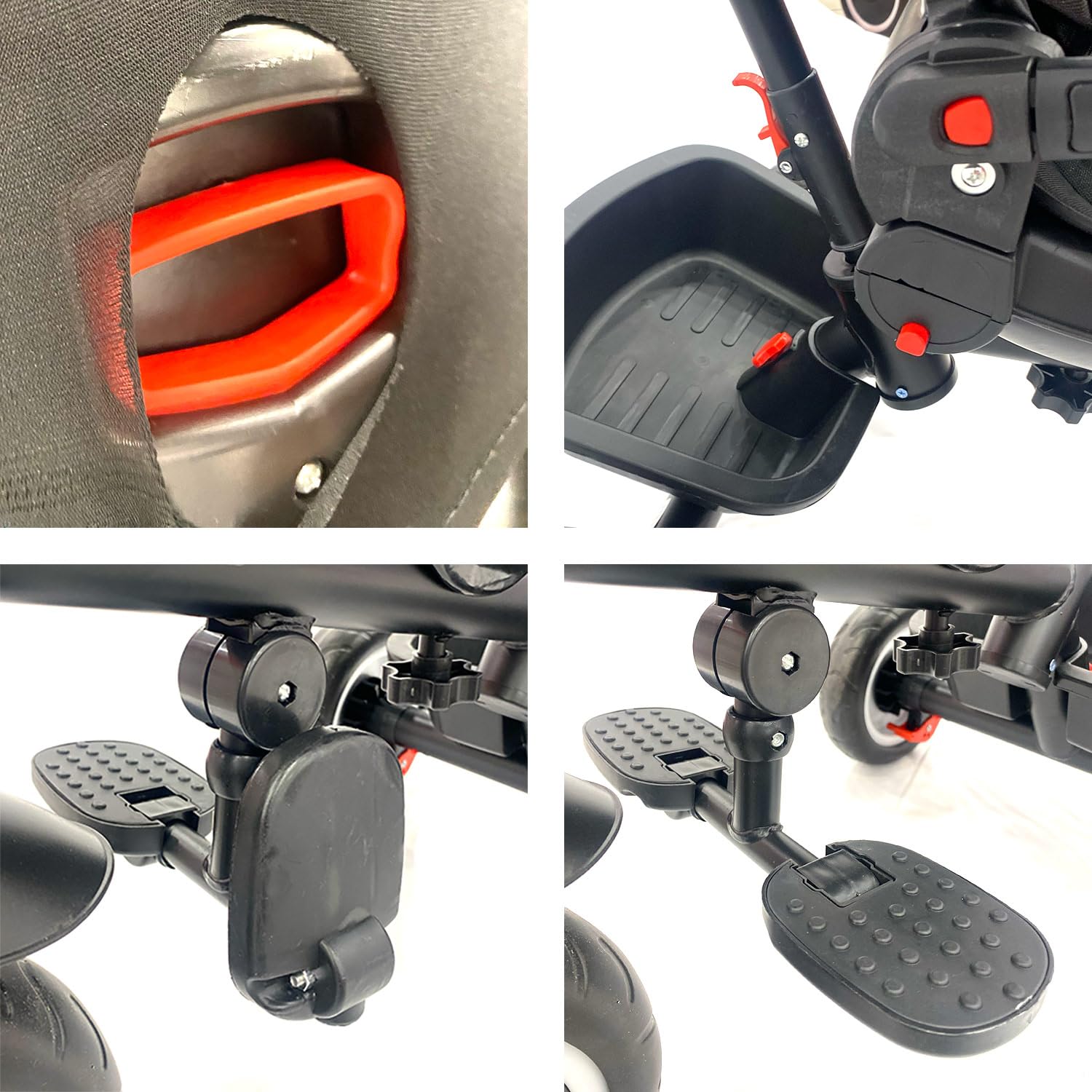 Triciclo Evolutivo Moov-1 4-in-1 per Bambini dai 18 mesi (Nero)