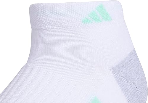 Miniatura 3 de adidas Calcetines acolchados de corte bajo para mujer con compresión de arco (3 pares)