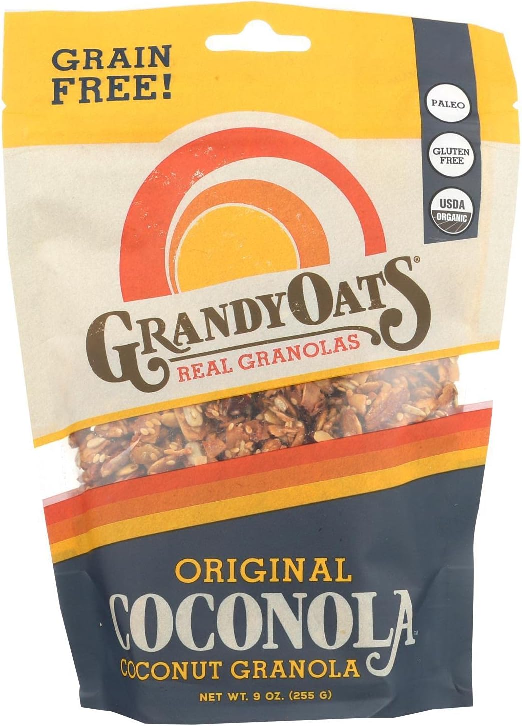GRANDY OATS, Organic Granola; Original Coconola - Pack of 66