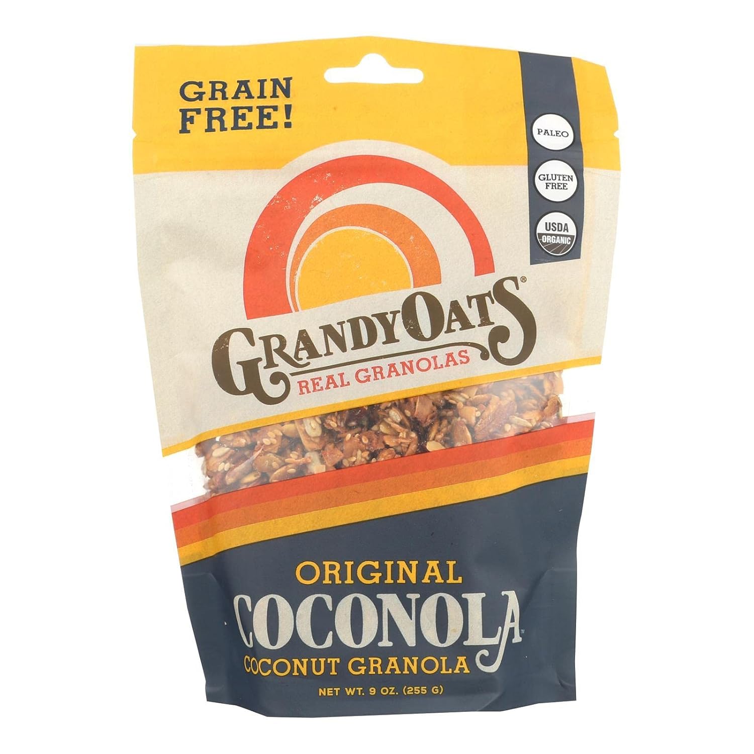 GRANDY OATS, Organic Granola; Original Coconola - Pack of 66