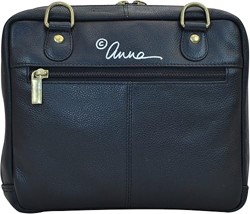 Miniatura 2 de Anna by Anuschka Bolso organizador ancho de cuero pintado a mano para mujer, tigre de Bengala, Bengal Tiger