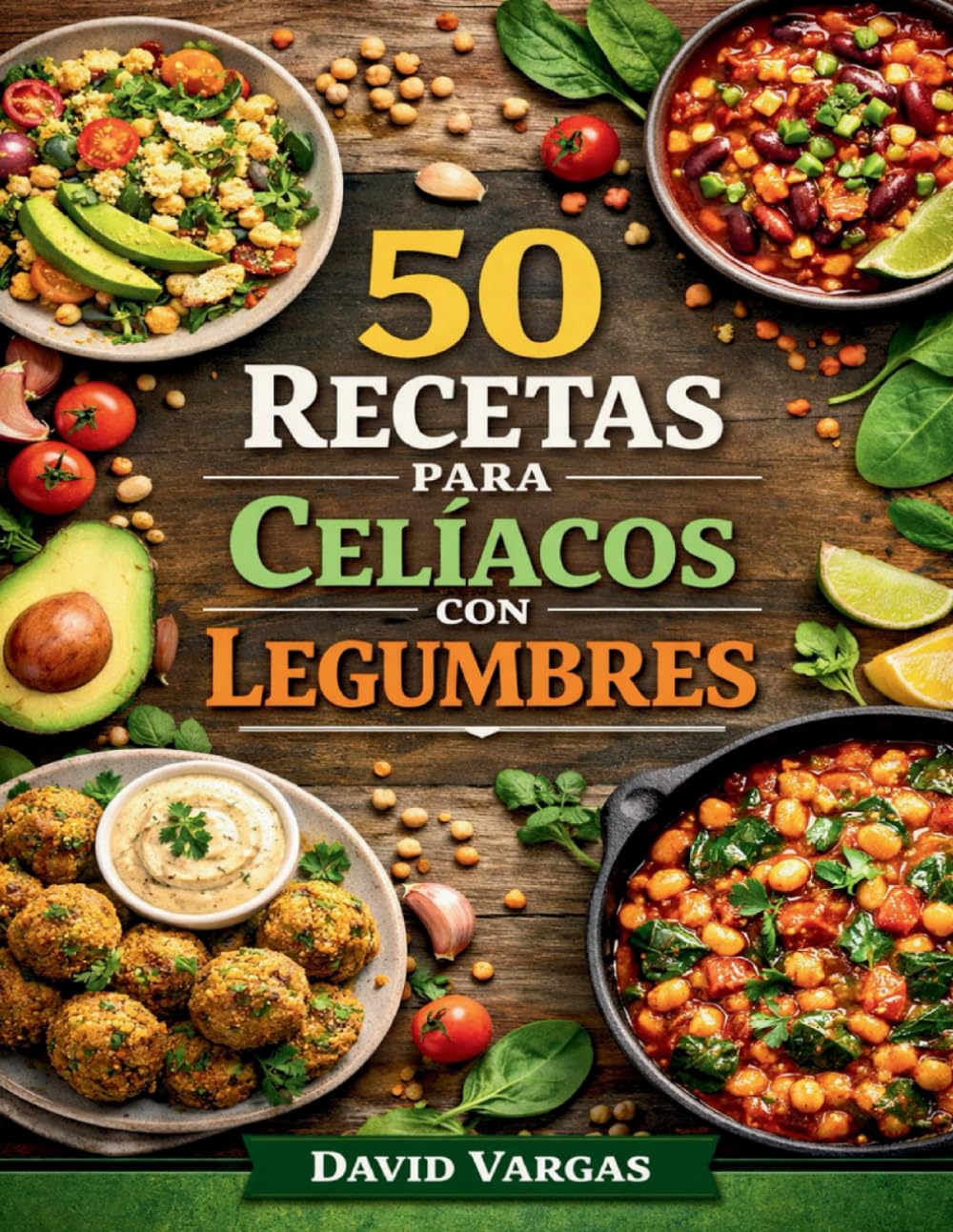 50 Recetas para Celíacos con Legumbres: Cocina sin gluten fácil, sabrosa y apta para toda la familia