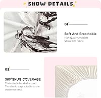 Vista 5 de Fitted Crib Sheets Western Cowboy Desert Mini Crib Sheets for Boy & Girl Toddler Mattress Sheets Playard Sheet 21216768