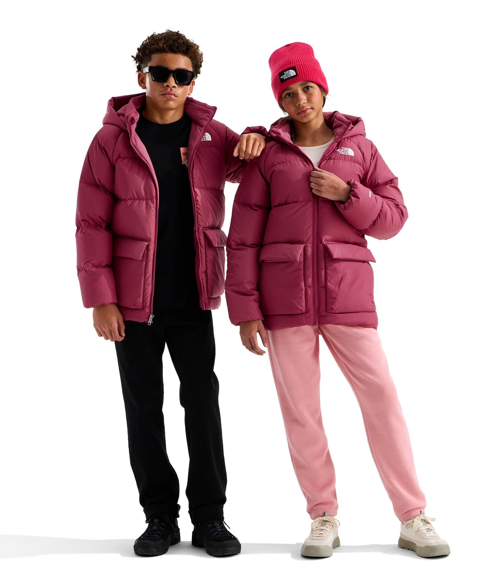 The North Face North Down Fleece-Lined Short Parka, Fermented Clay, XXL