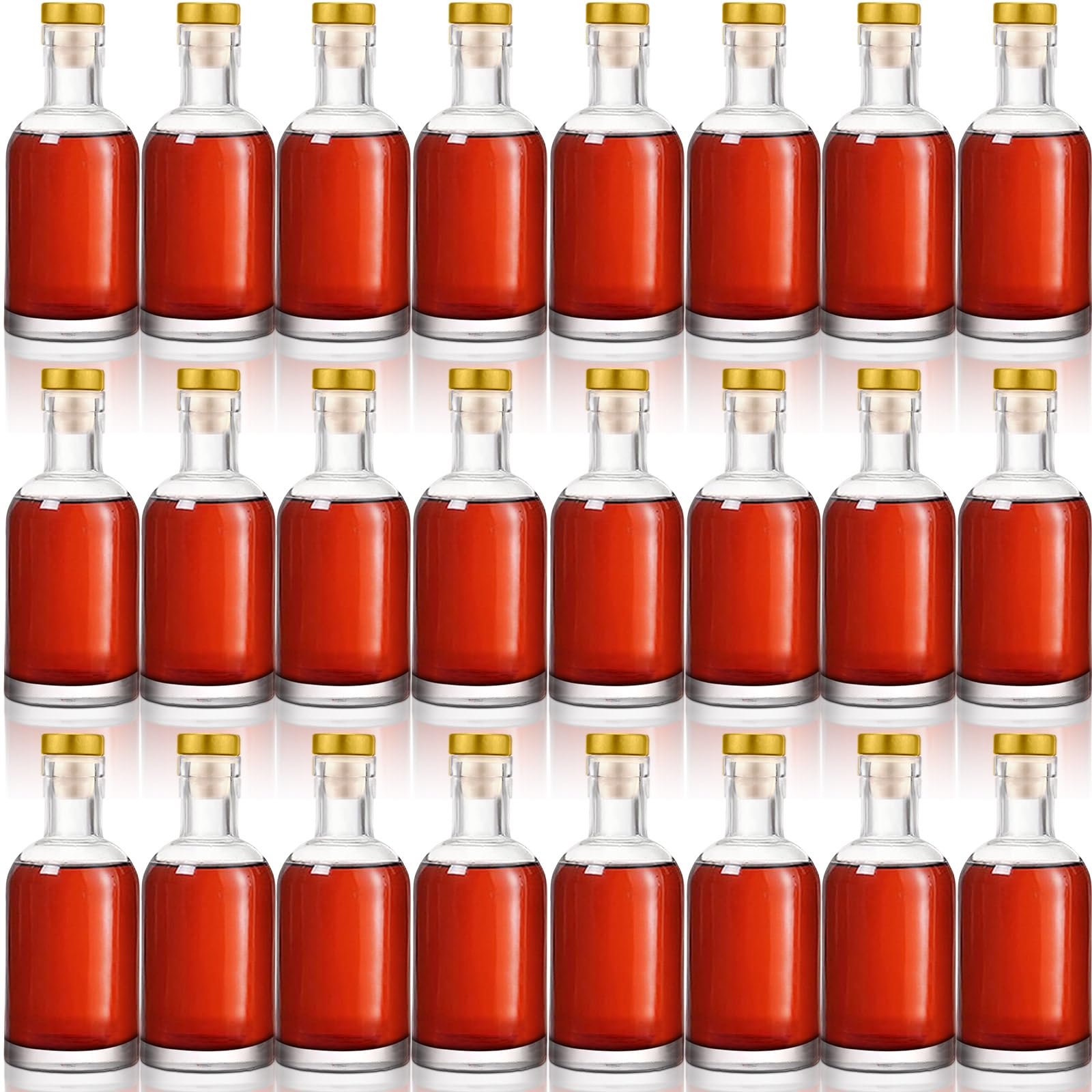 Bouteilles de liqueur en verre étanches pour éviter l'évaporation des alcools
