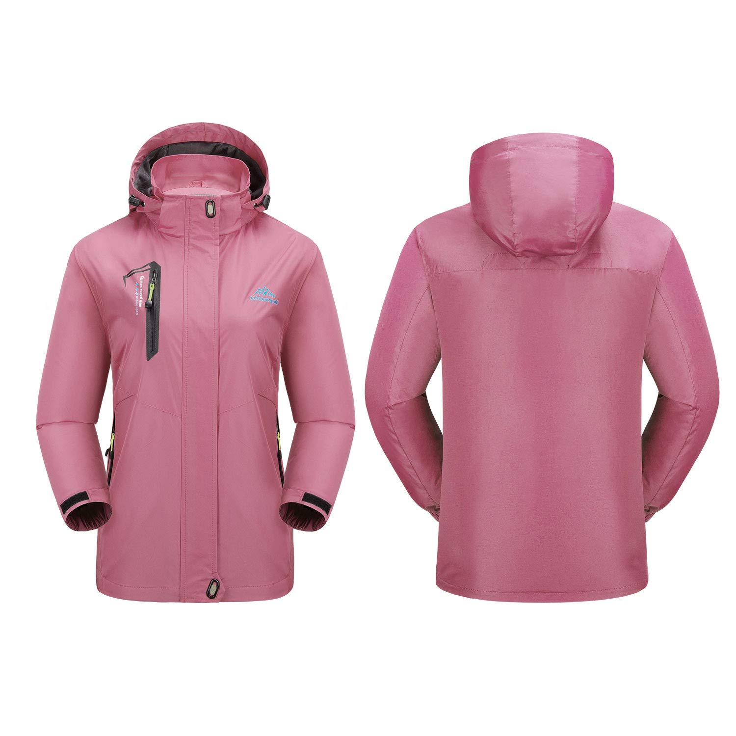 Chaqueta impermeable ligera para mujer Sports Mountain Chaqueta cortavientos