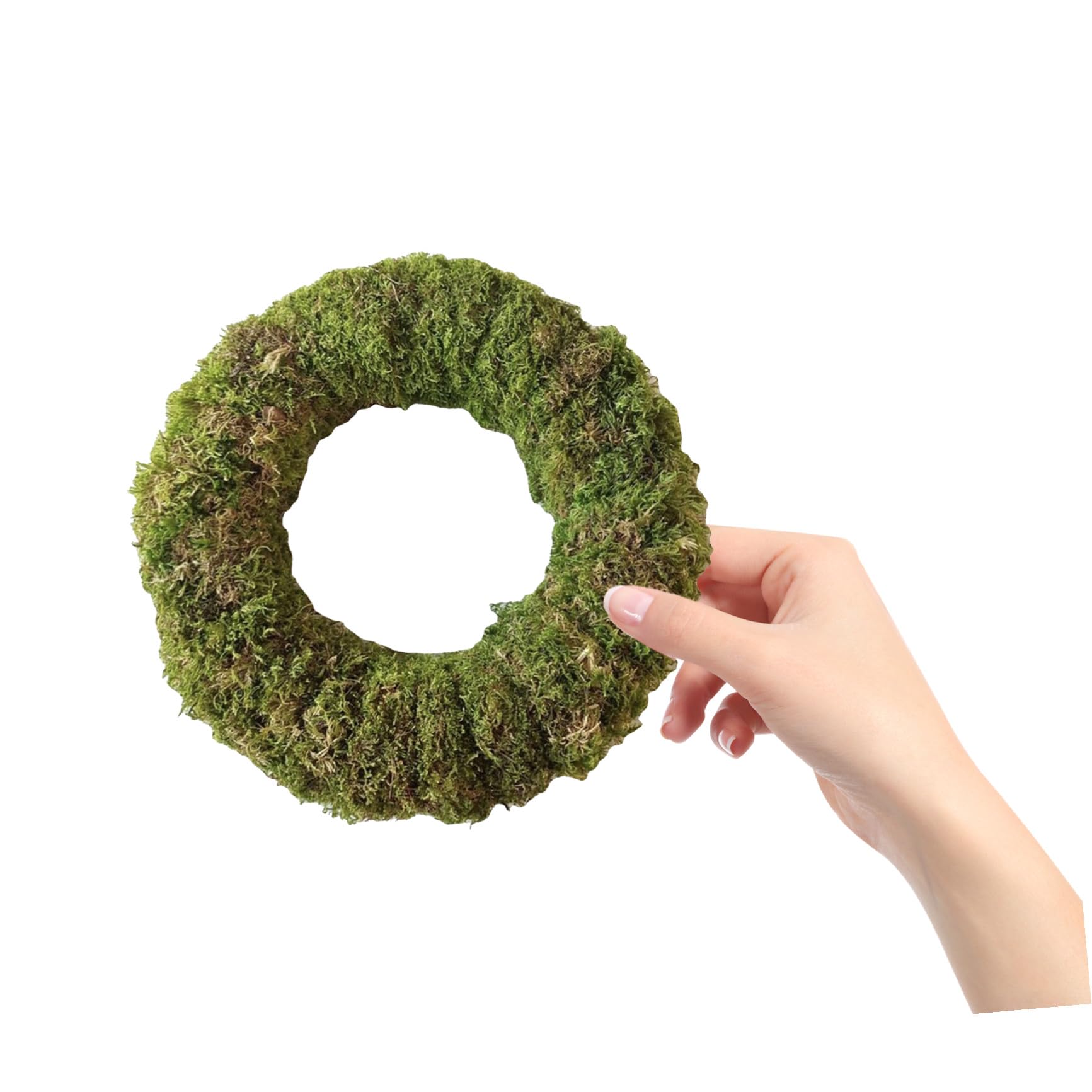 Selbstgemacht Mooskranzring Rattan Selbstgemacht Kranzrahmen 30cm Pflanzenring Für Weihnachts Und Feiertagsdeko