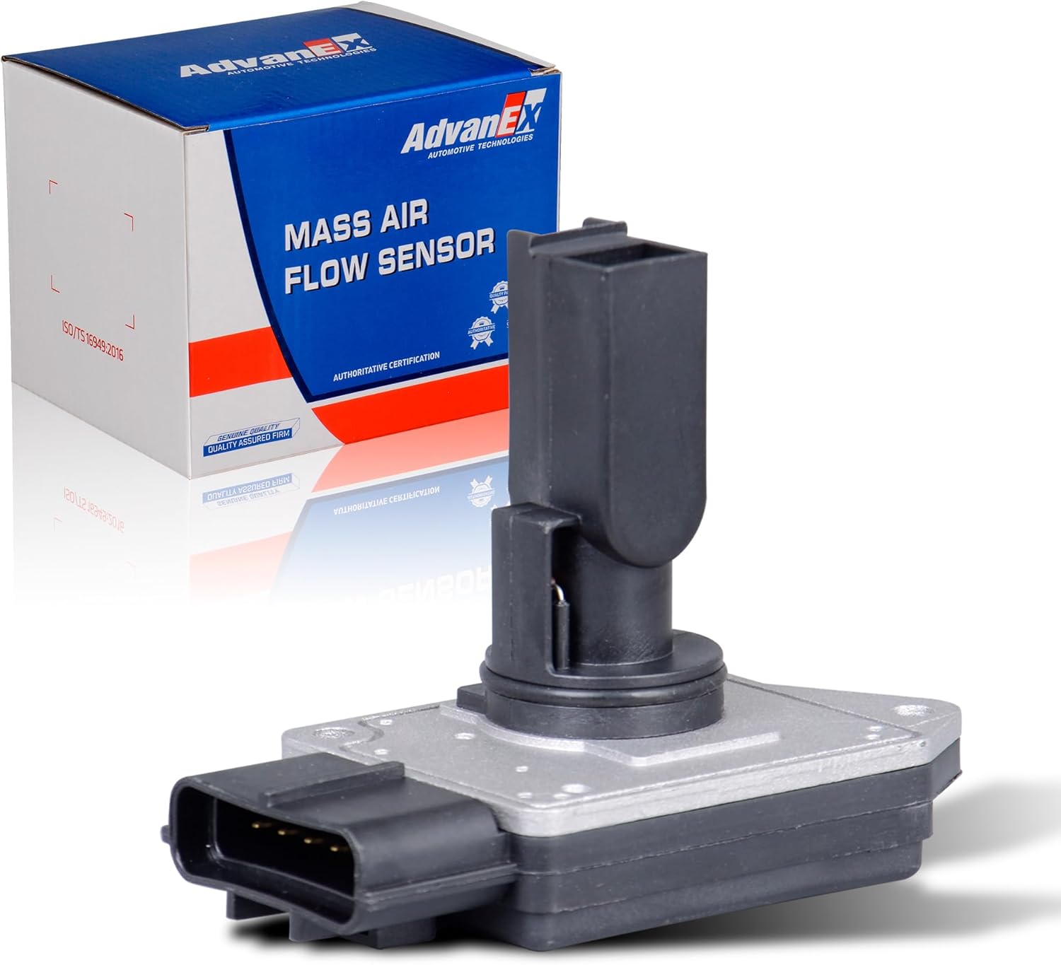 Mass Air Flow Sensor 3L3U12B579AA Compatible with 2003-2005 Ford Excursion,2003-2007 Ford F-250/F-350/F-450/F-550 Super Duty Replaces 3L3Z12B579ARM