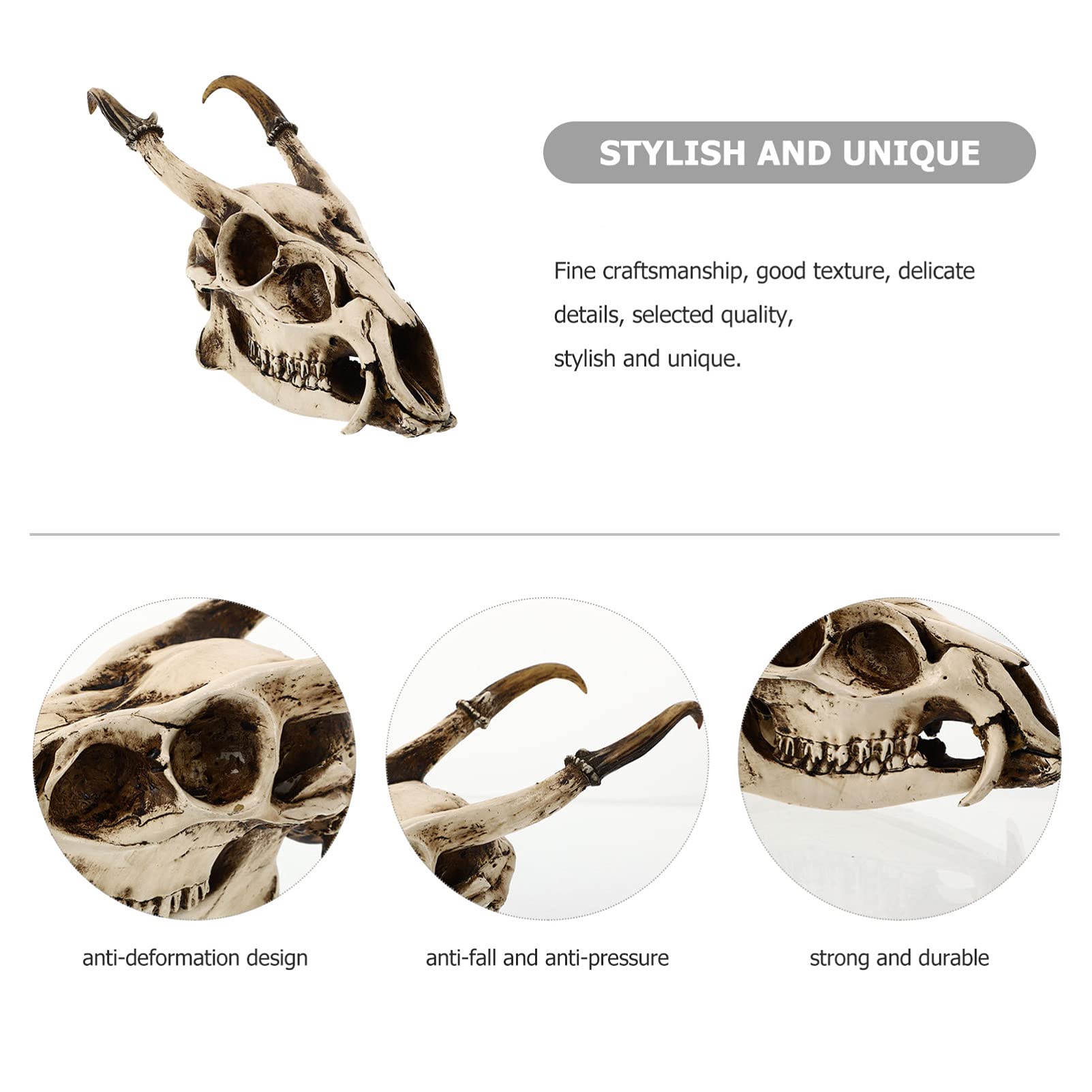Healifty Escultura de cabeza vikinga para colgar en la pared, decoración coleccionable de Halloween