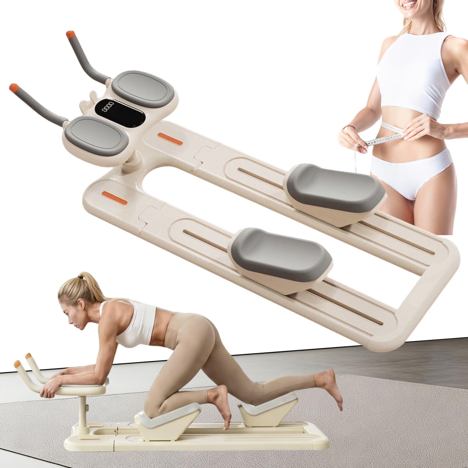 Wirbelsäulentrainer, Spine Twist & Stretch Trainer, Mit Digitaler Timer Heimfitnessgerät Schmerzlinderung im Unteren Rückenbereich und Rumpftrainingsgerät