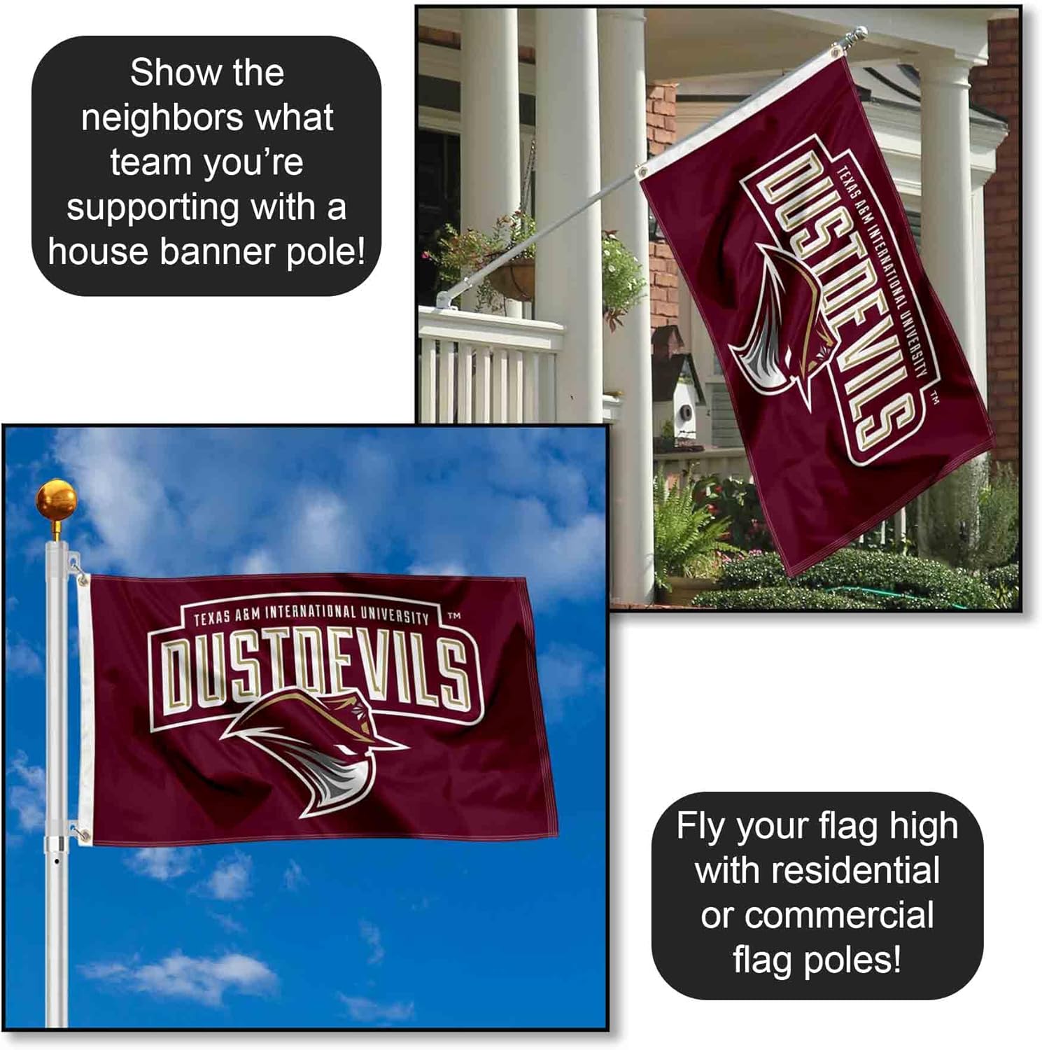 Texas A&M International Dustdevils Flag