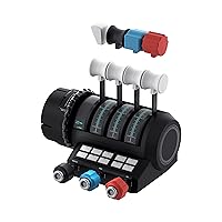 Vista 4 de Turtle Beach VelocityOne Flight Universal Control System - Xbox Series X Xbox Series S Xbox One Windows 10 11 PCs with Yoke Handle Throttle