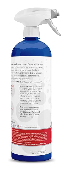 Foto 2 de 3 de Vetericyn foamcare Equine - Champú Champú, 32 oz