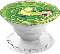 Vista 1 de PopSockets: Agarre plegable y soporte para teléfonos y tabletas - Rick & Morty - Morty