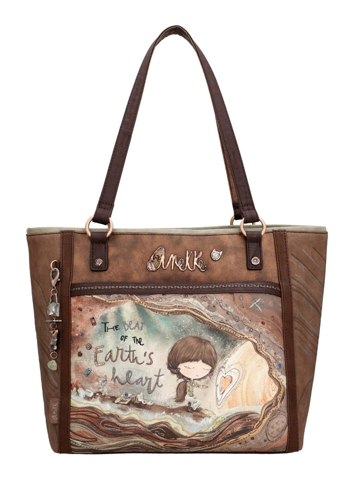 Anekke Shopping Core Schultertasche, Maße: 40-31/29/16 cm, Zubehör und Accessoires für Damen, Mehrfarbig