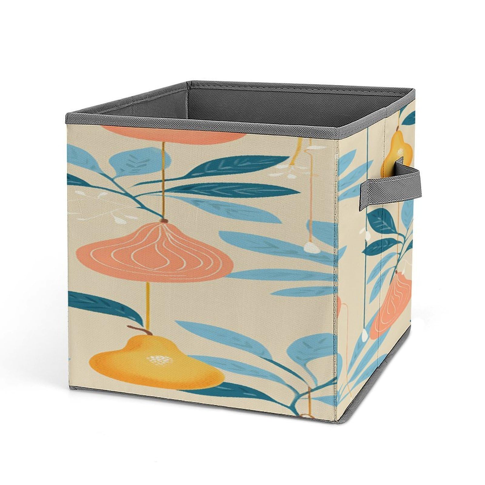 Fekiloot Style Pears And Leaves Storage Bins Storage Baskets