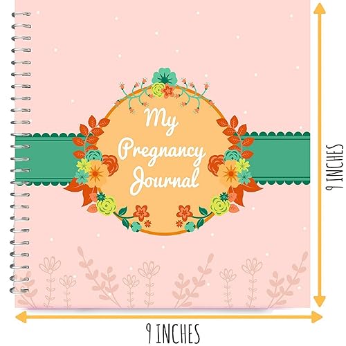 Miniatura 7 de Mi diario de embarazo y libro de recuerdos para bebés con calcomanías, álbum de recortes y álbum de fotos, diarios de embarazo para madres