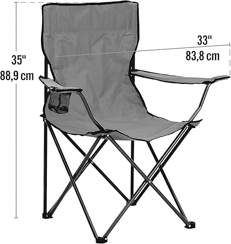 Miniatura 3 de Quik Chair - Silla plegable portátil con soporte para brazo y bolsa de almacenamiento