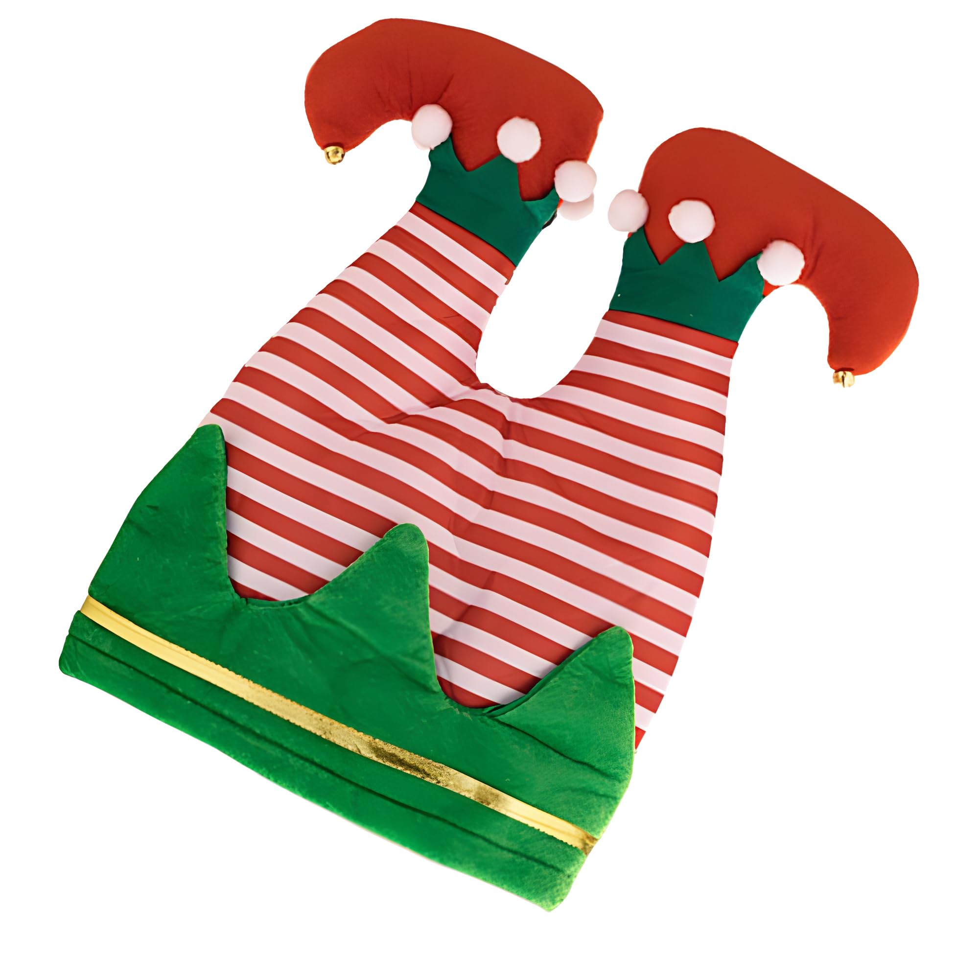 Jyeennar Funny Hats, Whimsical Hats - Eye-Catching Design, Comfort Fit, All-Party Wear for Adults, Red Stripes