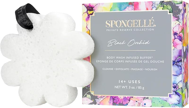 SPONGELLÉ Esponja de Banho Black Orchid com Caixa