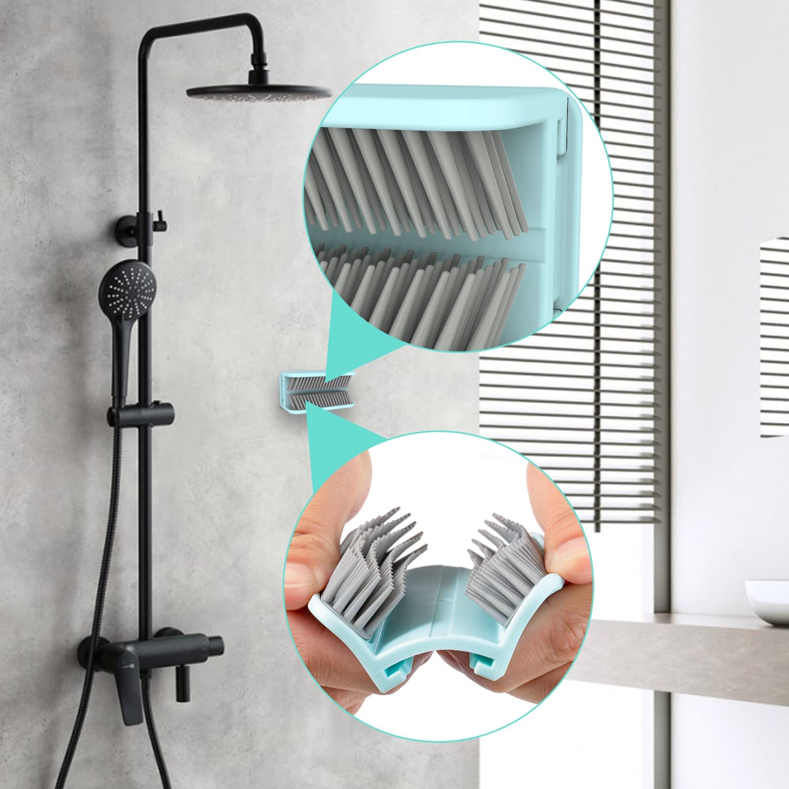 Wand-Haarfänger, Badezimmer-Wand-Haargreifer, Wand-Haarsammler, Wand- Haarsammler, Badezimmer-Haarfänger, Beseitigt Abflussverstopfungen Für Effiziente Haarsammlung