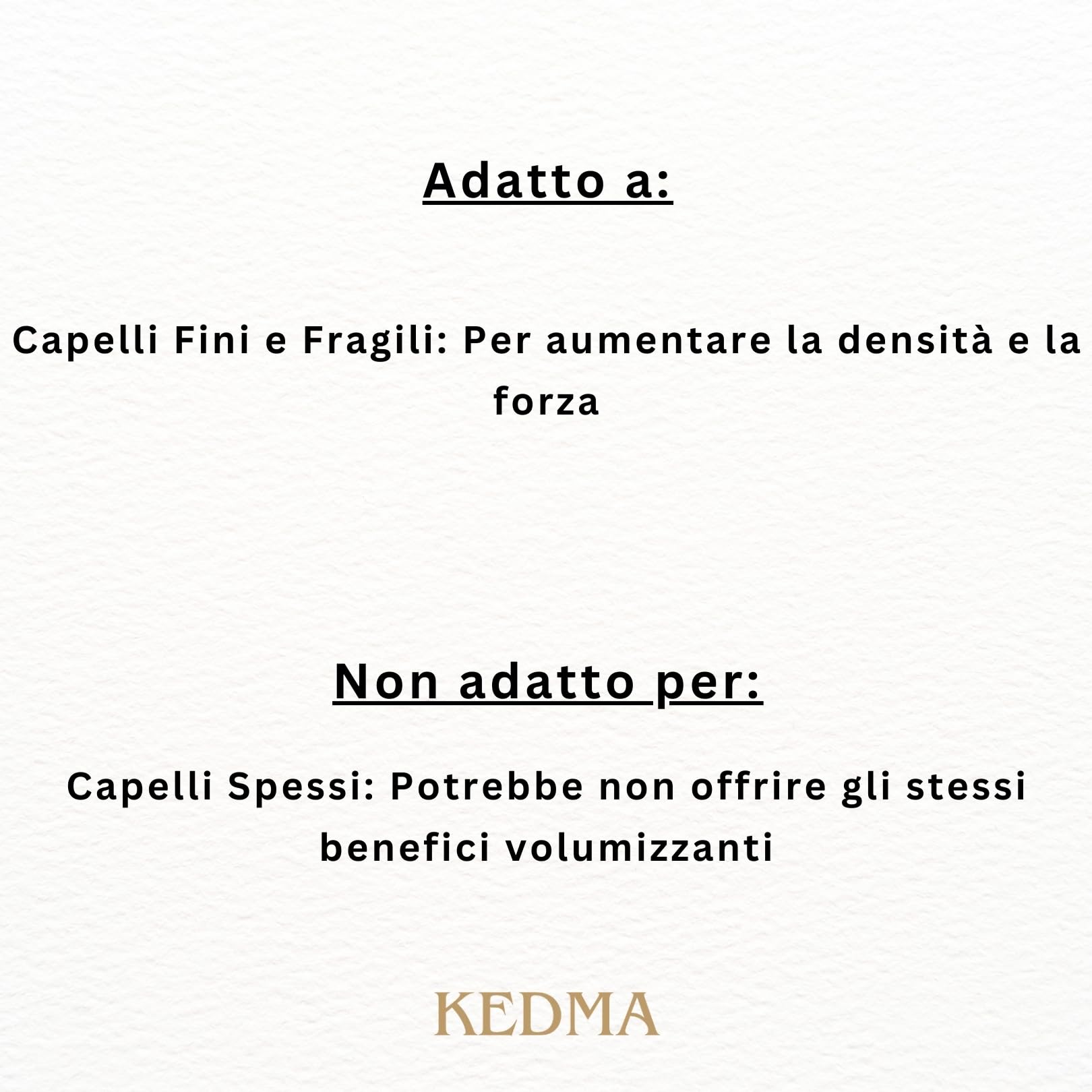 KEDMA - Champú Reparador con Péptidos para Cabello Fino - 500ml | El champú con péptidos y queratina fortalece el cabello fino y ayuda a que se vea más lleno y denso.
