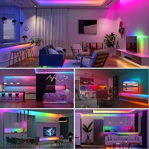 Miniatura 7 de BTF-LIGHTING 2835SMD WS2811 IC RGB Chasing Color LED Tira de luz 16.4FT DC24V 108LEDm 18Pixelsm 0.315 in Ancho Flexible Tira direccionable para