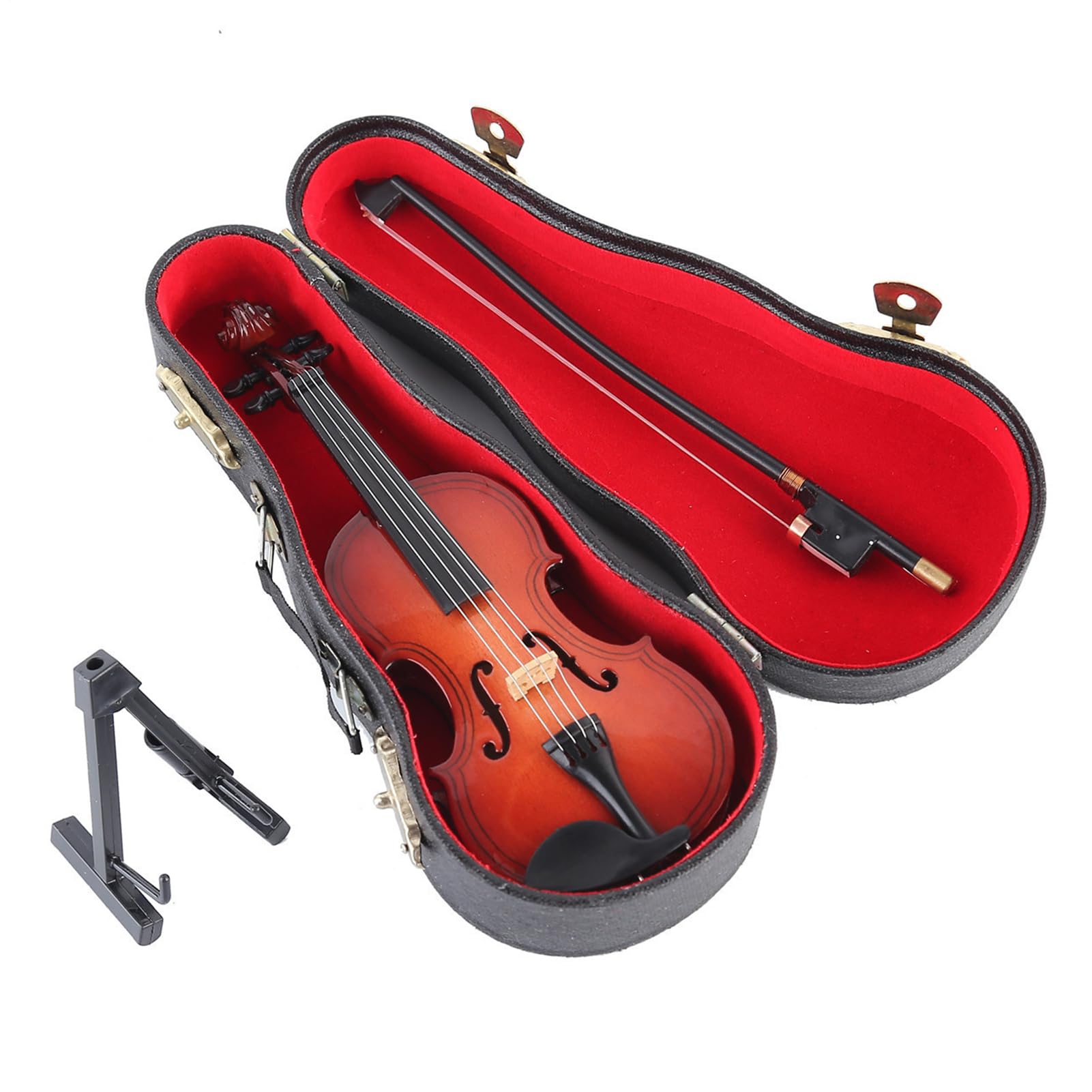 Pequeños Violines En Miniatura Llavero De Madera Artesanal Realista | Pequeño Llavero De Violín Para Músicos Y Amantes Del Arte Y Celebración De Días Festivos Y Hogar Y