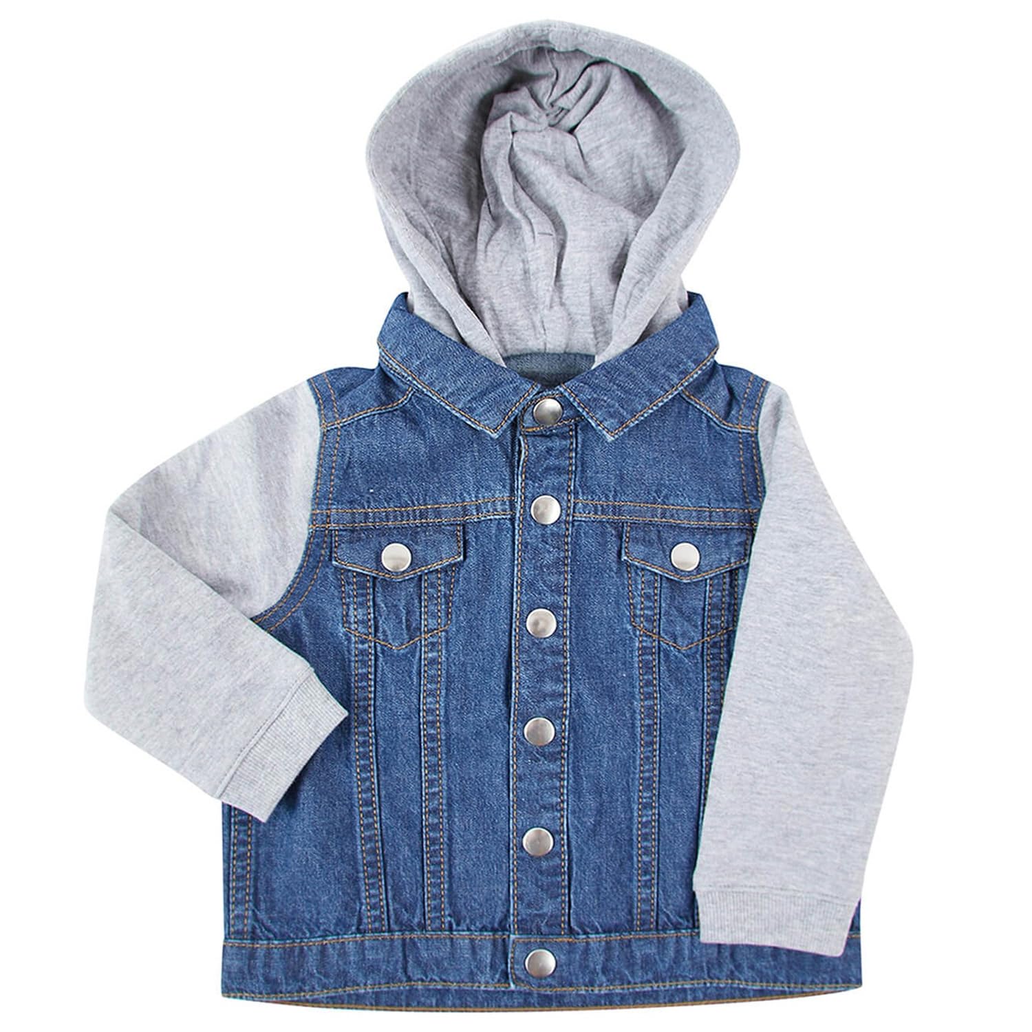 Larkwood Childrens/Kids Denim Jacket (18-24 Months) (Blue)
