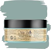Vista 96 de Dixie Belle Paint Company - Pintura con acabado de tiza para muebles, color blanco lino (Drop Cloth), 8 fl oz, pintura mineral color blanco lino mate