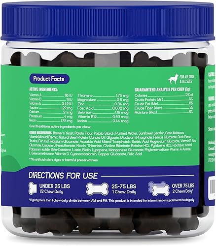 Miniatura 2 de PupGrade Multivitamínico diario para perros de todos los tamaños  Suplemento todo en uno para digestivo sistema inmunológico salud de la piel y el