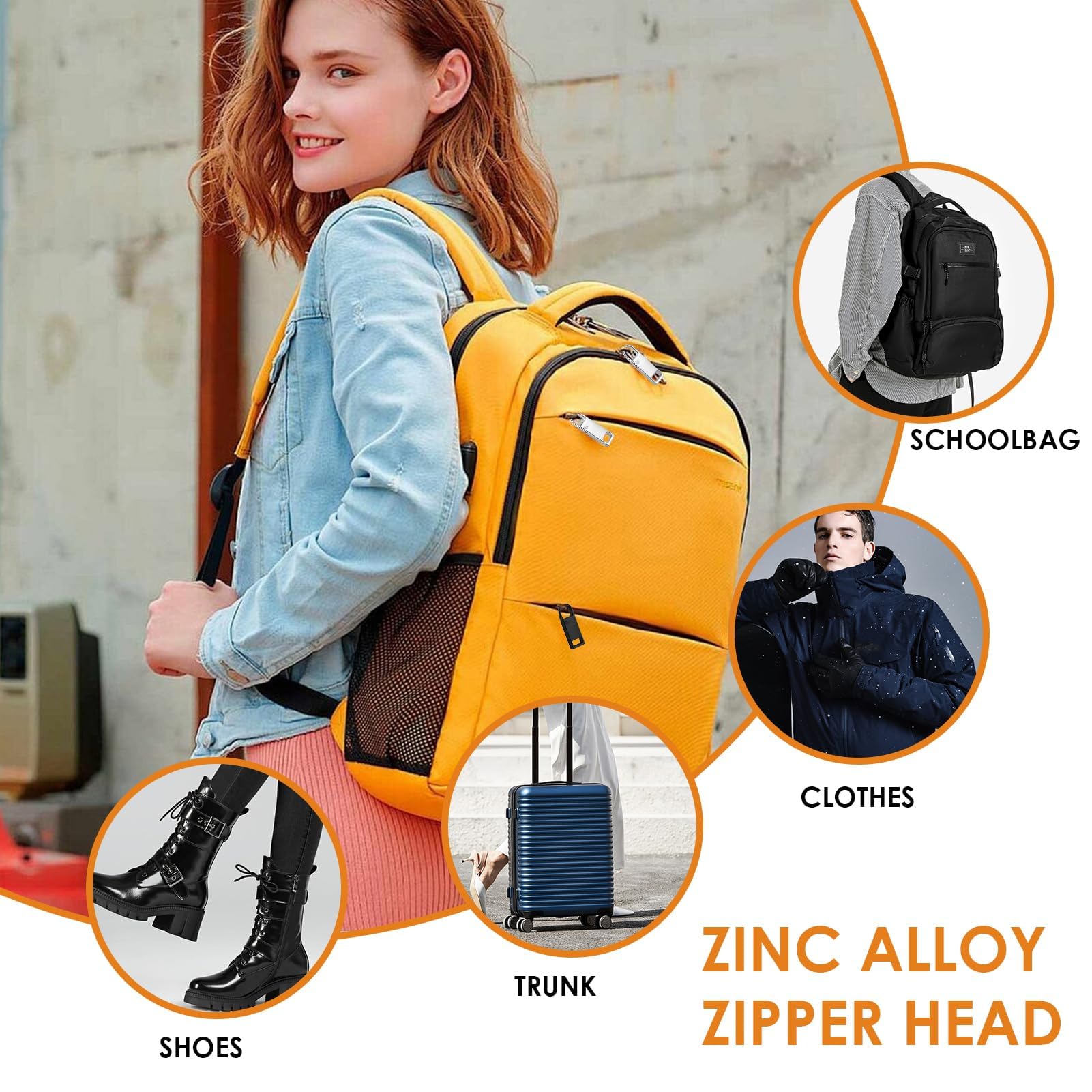 Reißverschluss-Ziehhilfen Set – 30 Stück, Abnehmbar, Für Kleidung & Taschen