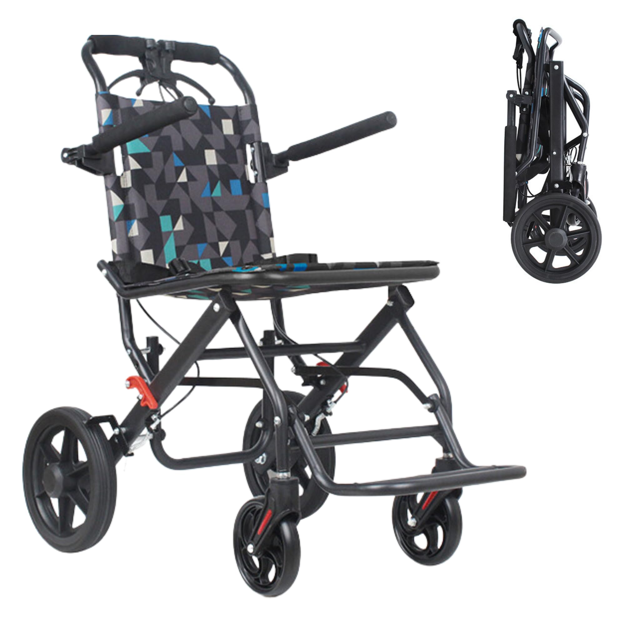 Amazon | 【アイプロダクト】 コンパクト車椅子 【日本企画】【安定