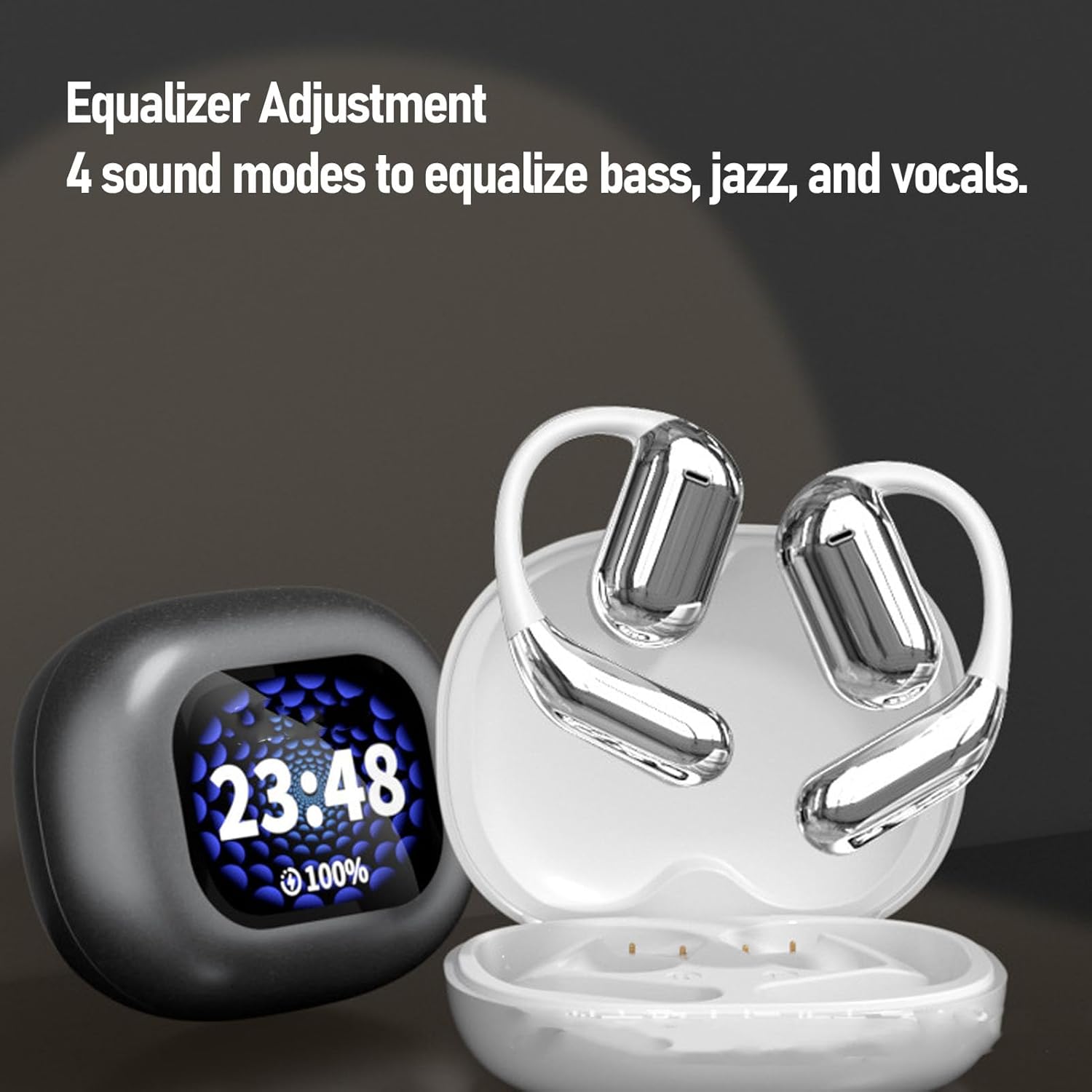 AI Language Translation Earbuds, Multi Language Real Time Translation with AI Smart Translation Open Ear Translator Earphone for Travel Business Learning